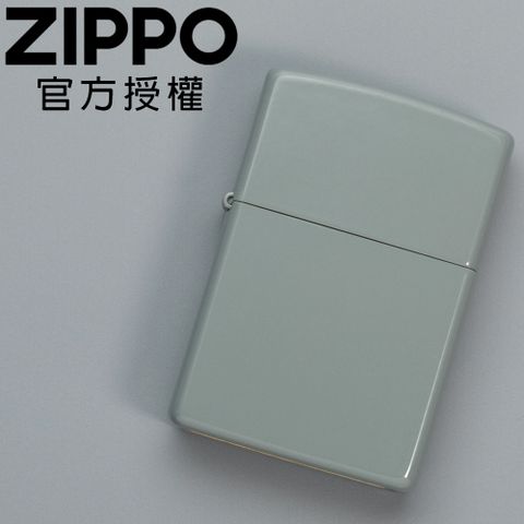 Zippo 【官方授權店】Classic Flat Grey 水泥灰色(素面)防風打火機