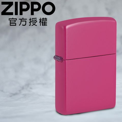 Zippo 【官方授權店】Classic Frequency 光譜粉色亮漆(素面)防風打火機