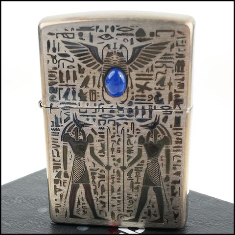 【ZIPPO】日系~Egyptian Mythology-埃及神話系列~阿努比斯圖案設計打火機