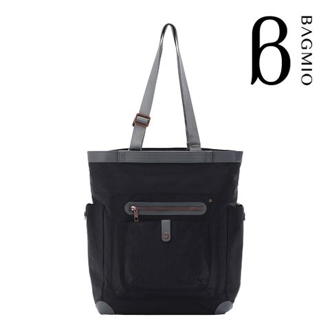 BAGMIO GALILEO 肩背托特包 - 墨黑