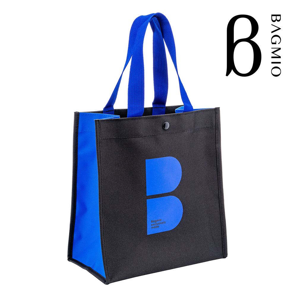 BAGMIO 我的包   B LOGO 手提袋 - 黑+藍