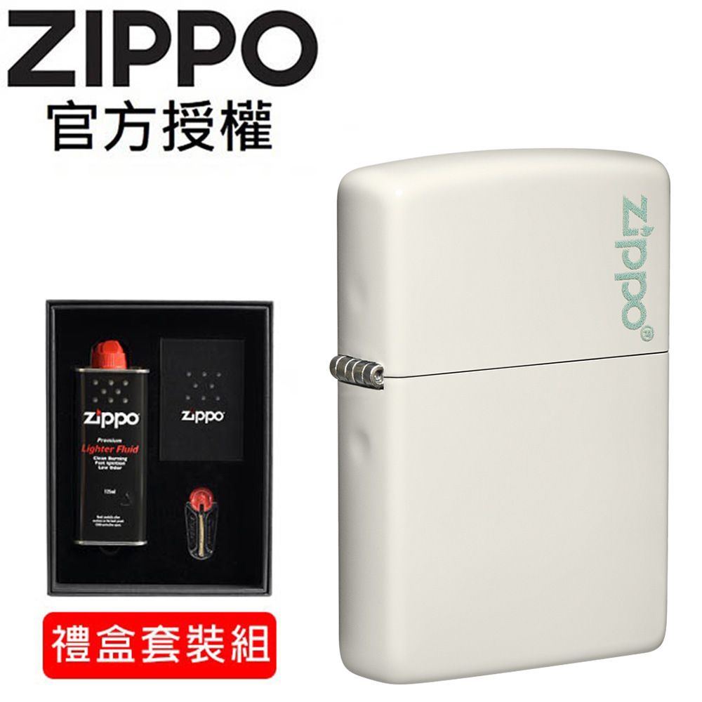 Zippo 【官方授權店】Classic Glow In The Dark  Logo 螢光色漆防風打火機