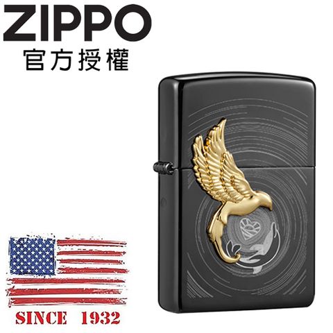 Zippo 【官方授權店】飛鳥與魚防風打火機禮盒組