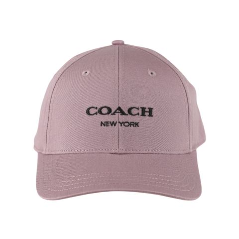 COACH 刺繡標誌棉質棒球帽 XS-S (粉紫色) CAA64 NII