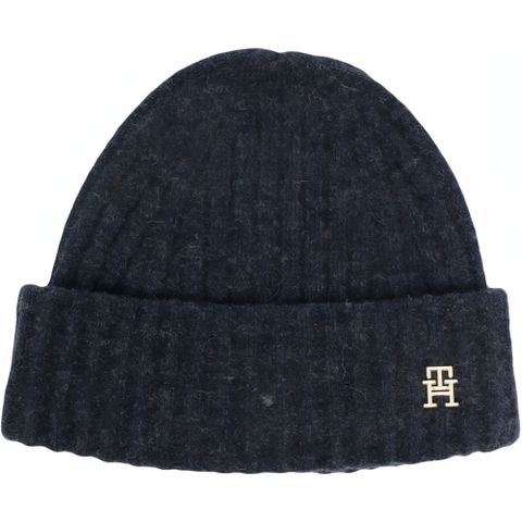 TOMMY HILFIGER FLUFFY BEANIE 藍色女款配件