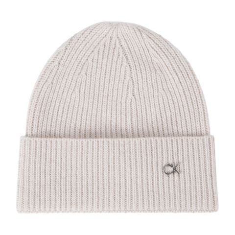CALVIN KLEIN RE-LO MIX BEANIE 灰色女款配件