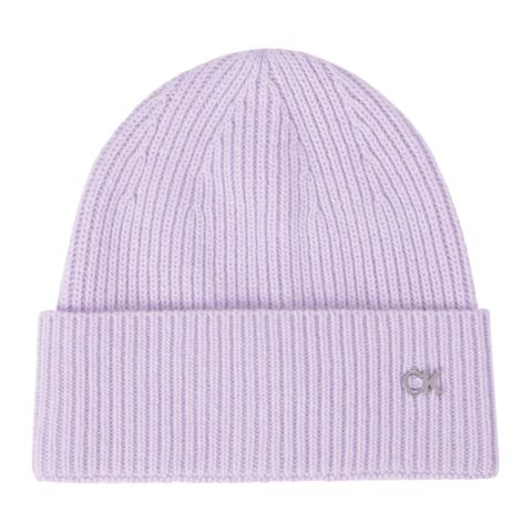 CALVIN KLEIN RE-LO MIX BEANIE 紫色女款配件