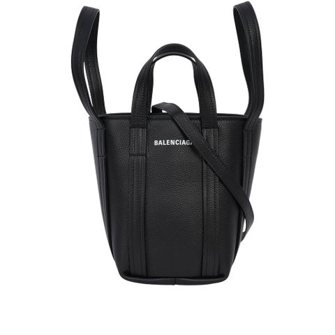 BALENCIAGA Everyday North-South 牛皮二用托特包(XS)(黑色) 672793 15YUN 1090