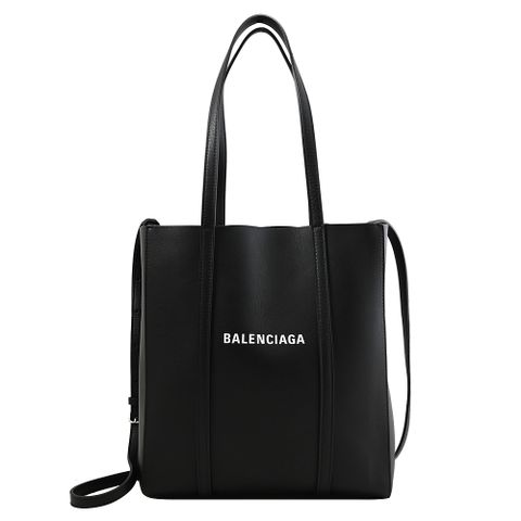 BALENCIAGA 巴黎世家 551810 EVERYDAY TOTE 燙印LOGO中號手提兩用包.黑