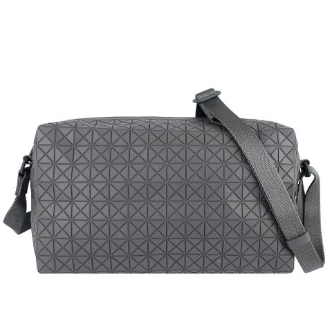 ISSEY MIYAKE 三宅一生 BAOBAO 灰壓紋三角方格兩用肩背/斜背包