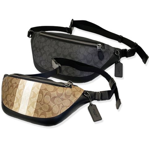 【COACH】肩/斜背中性男款兩用腰包(多色供選)