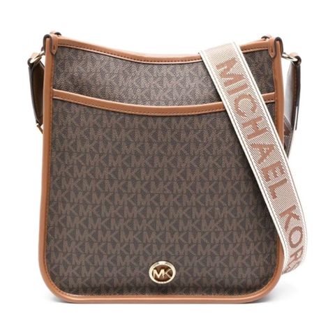 MICHAEL KORS LARGE NS MESSENGER 棕色女款包包