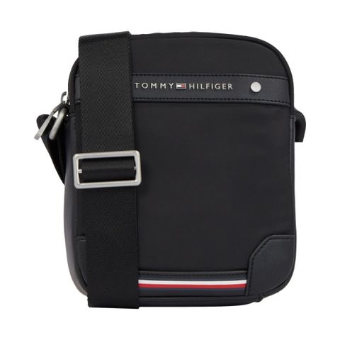 TOMMY HILFIGER CENTRAL REPREVE MINI REPORTER 黑色男款包包