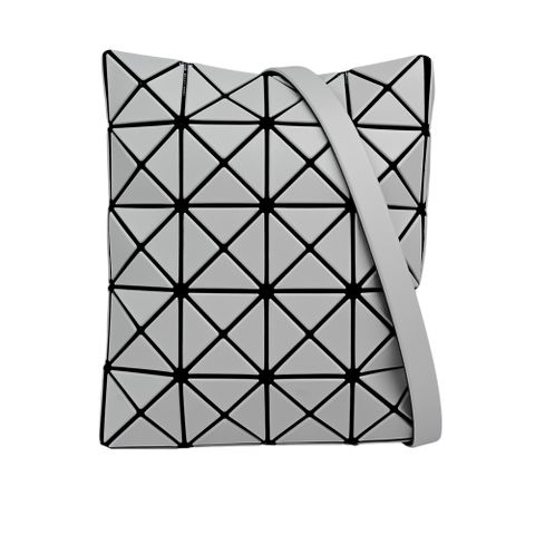 ISSEY MIYAKE BAO BAO Prism 5x4 霧面斜背包(淺灰色) AG506 11