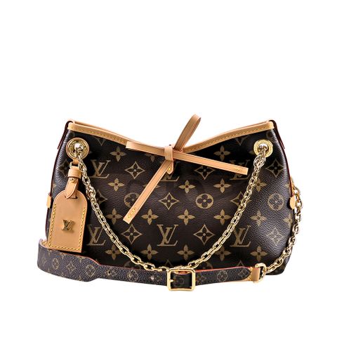 LV M13014 新款CarryAll BB Monogram 帆布鍊帶/斜背包