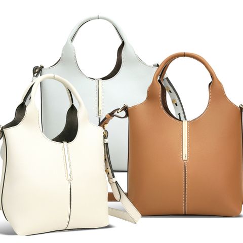 TOD S Barretta 專櫃價$45500 小金條牛皮手提 肩背托特包-小/多色