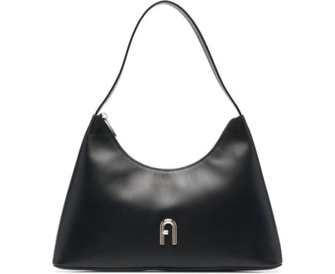 FURLA FURLA DIAMANTE S 單肩背包 黑色女款包包