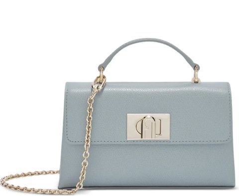 FURLA FURLA 1927 MINI 斜跨包 灰色女款包包
