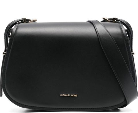 MICHAEL KORS MD FLAP MESSENGER 黑色女款包包