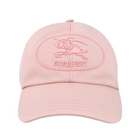 BURBERRY騎士標誌棒球帽(粉色)