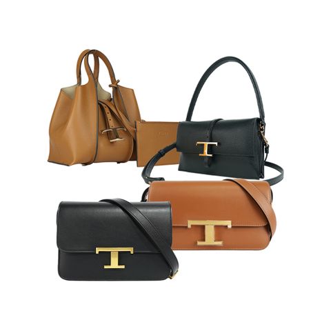 TODS 經典LOGO 側肩/斜背/翻蓋包(任選)