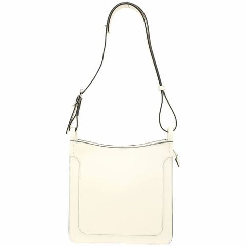 LONGCHAMP Le Foulonne S Hobo 光滑牛皮肩背流浪包(米白)