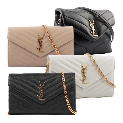 YSL 經典LOGO標誌 WOC/肩背/斜背包(任選)