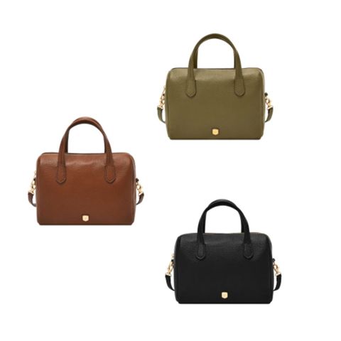 FOSSIL Lainey 真皮波士頓包-多款任選