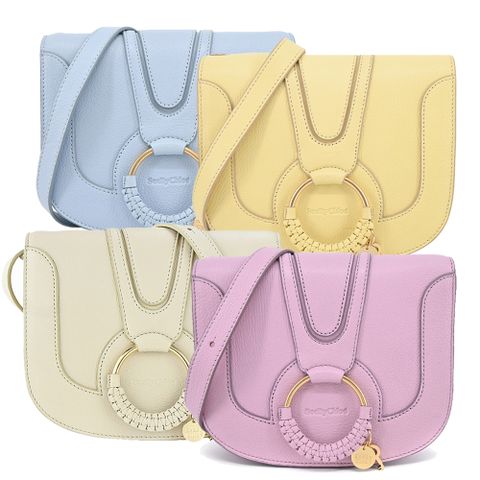 SEE BY CHLOE Hana山羊皮馬鞍斜背包(多色選)