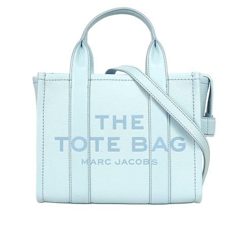 MARC JACOBS THE LEATHER TOTE 粒面皮革小款托特包(雲藍色)