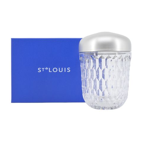 Hermes 愛馬仕 Saint-Louis 迷你斜切玻璃水晶燈(銀色飾面)