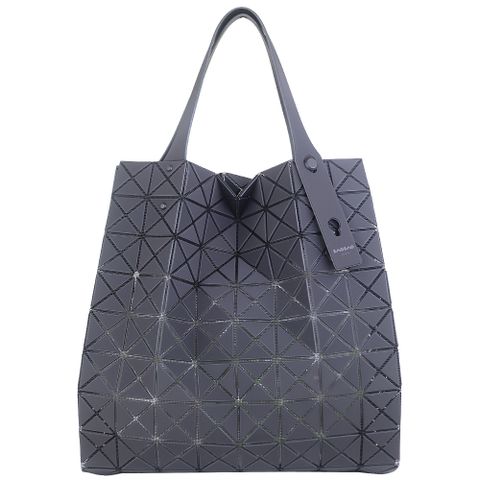 ISSEY MIYAKE 三宅一生 BAOBAO 黑色霧面方格8x8側肩/手提包