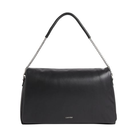 Calvin Klein PUFFED 單肩背包 黑色女包包