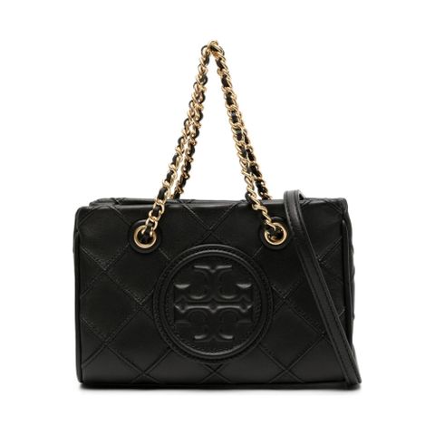 TORY BURCH FLEMING SOFT MINI 鏈帶 托特包 黑色女包包