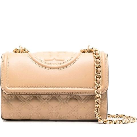 TORY BURCH FLEMING SMALL 單肩背包 米白色女款包包