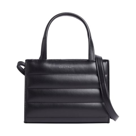 CALVIN KLEIN LINE QUILT MINI 托特包 黑色女款包包