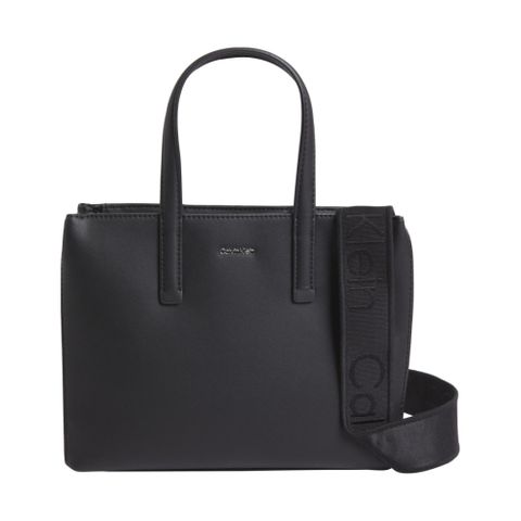 CALVIN KLEIN MUST SMALL 托特包 黑色女款包包
