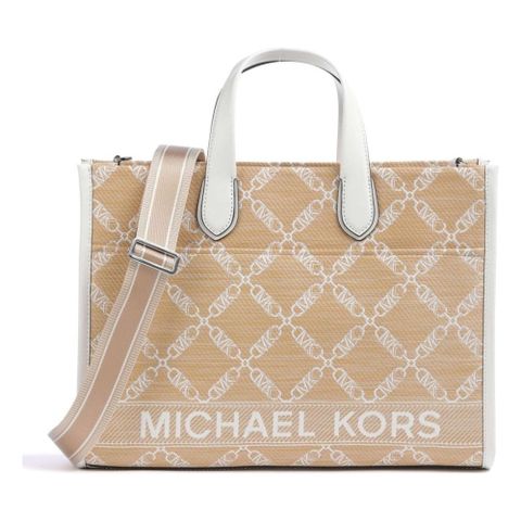MICHAEL KORS LARGE GRAB 托特包 NAT OPTICWHT 米白色女款包包