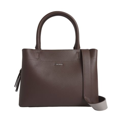 CALVIN KLEIN BUSINESS MEDIUM 托特包 棕色女款包包