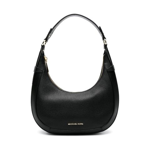 MICHAEL KORS SM CRESCENT TZ SHLDR 單肩背包 黑色女款包包