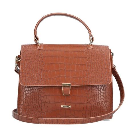RIEKER BROWN CASUAL 托特包 棕色中性包包