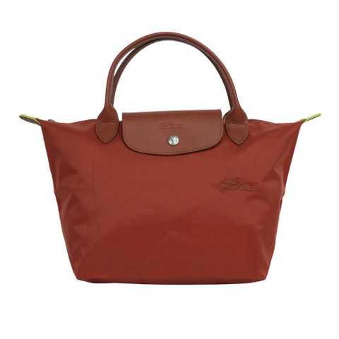 LONGCHAMP S號短把LE PLIAGE GREEN摺疊水餃包(栗子色) L1621 919 404