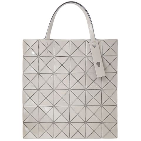 ISSEY MIYAKE 三宅一生 BAOBAO 米色亮面方格6x6側肩/手提包