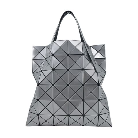 ISSEY MIYAKE 三宅一生BAOBAO  LUCENT6x6亮面手提包-銀