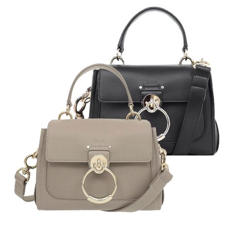 Chloe TESS荔枝紋牛皮迷你手提/肩背包(多色選)