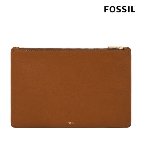 FOSSIL MED 時尚手拿S包金棕色 SLG1583216