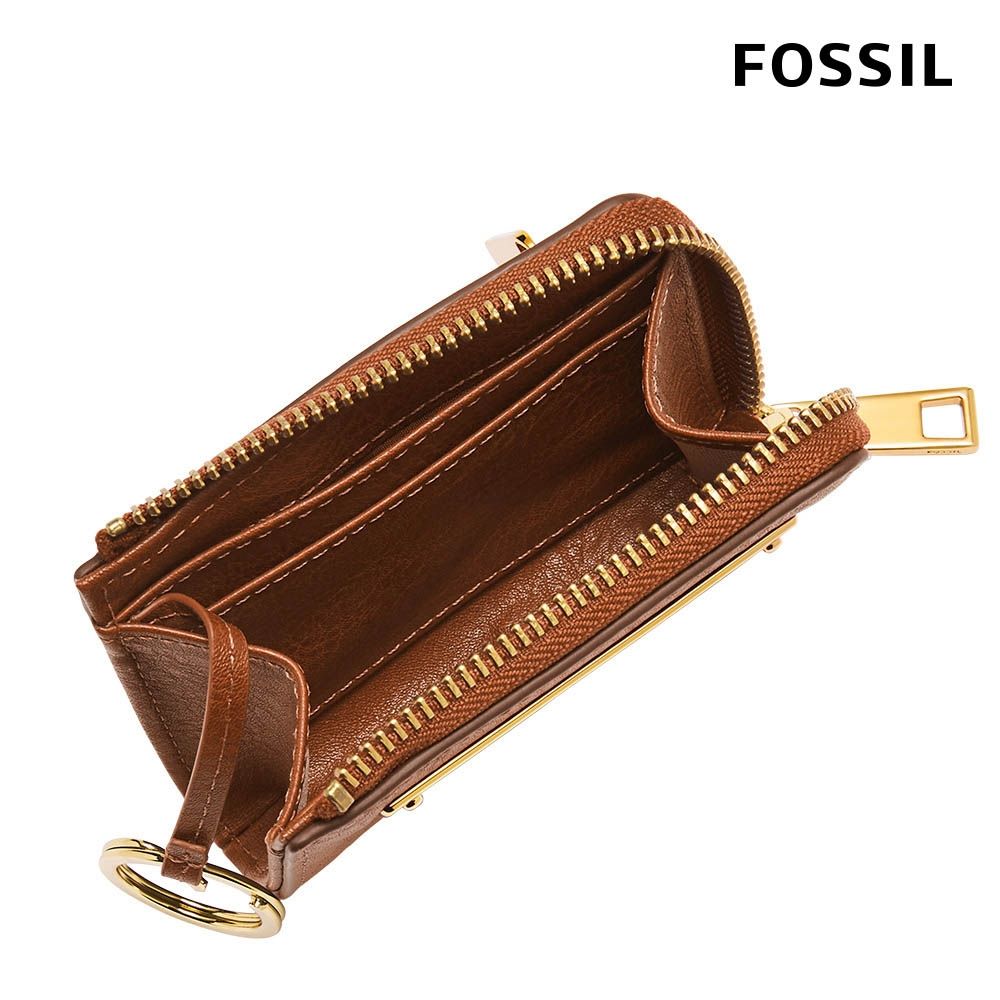 FOSSIL FOSSIL Liza 真皮零錢包-棕色 SL6406G200