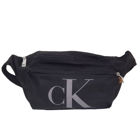Calvin Klein 胸包 腰包 尼龍布 黑色