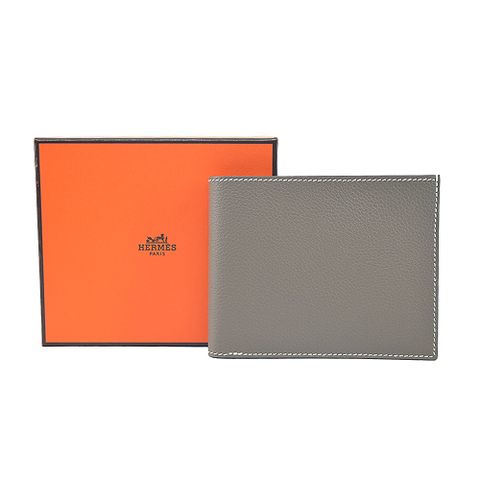 Hermes 愛馬仕 Citizen Twill短卡夾(大象灰)