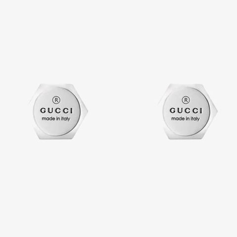 GUCCI Trademark系列 耳環 925純銀 古馳